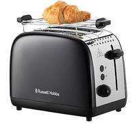Grille-pain - RUSSELL HOBBS - Colours Plus - Inox noir - 2 tranches - 6 niveaux de brunissage