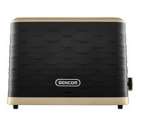 Grille-pain - SENCOR - STS 7501BK - 2 tranches - 930 W - Noir