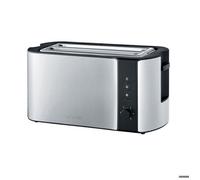 Severin AT 2590 grille-pain 2 part(s) 1400 W Noir, Argent