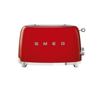 Grille-pain - SMEG - 2 tranches - 950watts - tiroir ramasse miettes - Rouge