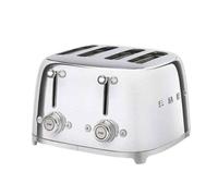 Grille-pain SMEG 4 tranches Années 50 - 2000W B Chromé TSF03SSEU Métal