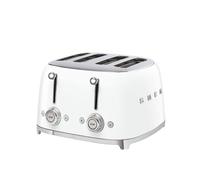 Grille-pain SMEG 4 tranches - Années 50 - Blanc - 2000W