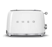 Smeg Grille-pain TSF01WHEU 2 fentes 950 W 6 niveaux de brunissage Blanc
