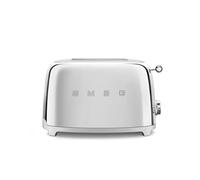 Smeg Grille-pain TSF01 Vintage années 50 2 fentes 950 W Chrome