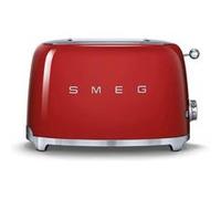 Grille-pain Smeg TSF01 2 fentes Toaster Rouge Rouge H