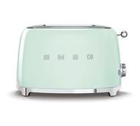 SMEG Grille-pain 2 fentes Style Rétro Années 50 TSF01PGEU Vert pastel