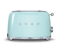 GRILLE PAIN 2 TRANCHES SMEG VERT D'EAU TSF01PGEU ESTHÉTIQUE ANNÉES 50