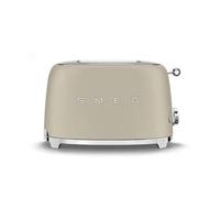 Smeg Grille-pain TSF011MLMEU Toaster 2 fentes Beige lin