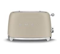 Smeg Grille-pain TSF011MLMEU Toaster 2 fentes Beige lin
