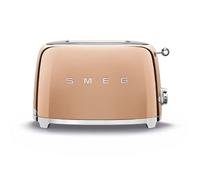 Grille-pain SMEG TSF01RGEU - Cuivre - 2 fentes - 6 positions - Décongélation, Réchauffage, Bagel, Annulation