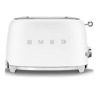 Grille-pain SMEG TSF01WHMEU Blanc mat - 2 tranches - 6 niveaux de dorage - Fonction dégivrage