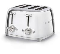Smeg Grille-pain TSF03SSEU 4 fentes 4 tranches Vintage Années 50 Chromé