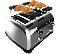 Grille-pain - SUTEO - Toastin' Time 1700 - 4 fentes courtes - Inox - 1700 W