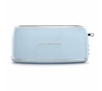 SWEISS Grille-pain GRV6 vintage, 2 fentes, 6 niveaux, décongélation, spécial baguettes, bleu 1500 W