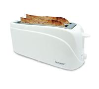 Grille Pain Techwood TGP-502 - 2 longues fentes - 1300 Watt - Ralasse miettes - Coloris Blanc