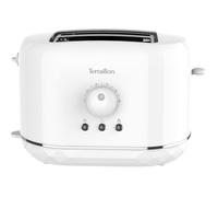 Terraillon Grille-pain 15352 DIAMANT – 2 fentes 13 cm, 6 niveaux, réchauffe viennoiserie – Blanc