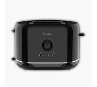 Grille-pain - TERRAILLON - Diamant Noir - 2 Fentes 13 cm - 870W - Réchauffe Viennoiserie