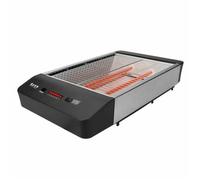 Grille-pain - TM Electron - 600W - Noir - 2 tranches - Arrêt automatique