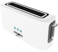 Grille-Pain Toast&Taste 9000 Double White En Plastique Avec 2 Fentes Courtes Extra-Larges. Design En Blanc (Longue Fente)
