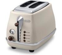 Grille Pain Toaster Electrique Delonghi Icona Vintage 2 tranches 6 positions bril G