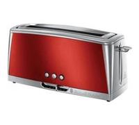 Grille Pain Toaster Electrique RUSSELL HOBBS Luna Solaire Fente longue 1420 W Fon Rouge G