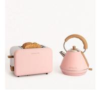 Pack Grille-pain TOAST RETRO + Bouilloire KETTLE RETRO Rose Pastel