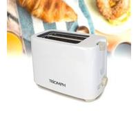 Grille pain triomph etf1819 blanc taupe - 700w - 2 fentes Blanc