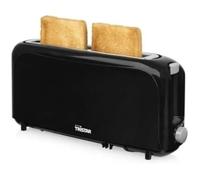 Grille-pain - TRISTAR - BR1059PR - 900 W - 1 fente longue - 6 niveaux de dorage - Noir