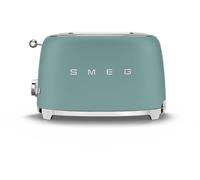 Smeg - Toaster 2 tranches vert émeraude mat - Vert