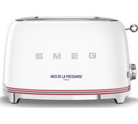Smeg Grille-pain 2 tranches TSF01IDFEU Ines de la Fressange Esthétique Années 50 Blanc