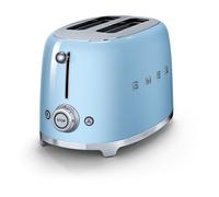 Smeg Grille-pain 950W 2 tranches 6 niveaux de dorage Bleu