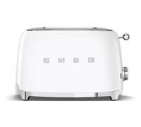 Smeg Grille-pain TSF01WHEU 2 fentes 950 W 6 niveaux de brunissage Blanc