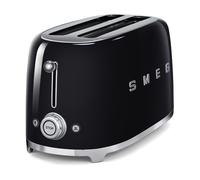 Smeg Grille-pain 4 tranches TSF02 noir LxHxP 41x20,8x21,5cm