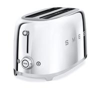 Smeg Grille-pain 4 tranches TSF02 chrome LxHxP 41x20,8x21,5cm