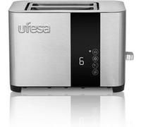 Ufesa Grille-pain Duo Delux 850 W Acier inox Écran LCD 2 fentes extra-larges 7 niveaux
