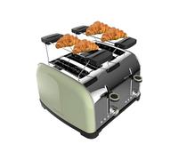 Grille-pain Vert Inox 4 Fentes 1700W Moderne