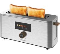 Grille-Pain Vertical 1 Fente Longue Touch&Toast Extra. 1000 W,24 Tranches De Pain,Fente Extra-Large De 3,5 Cm,Écran Tactile Et Bouton Numérique,Finitions En Acier Inoxydable.