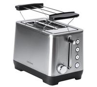 Grille-pain Vertical Double Inox - CECOTEC - 2 tranches - 1000W - 6 niveaux de puissance