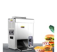 Grille-Pain Vertical pour Pains 2000W, Machine Commerciale À Hamburgers avec Épaisseur Réglable (14.2-22.6mm), Opération Automatique À Chaîne, Chauffage Rapide 1400 Tranches/Heure