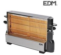 Grille-pain verticale en inox 700w edm