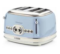 Grille-pain Vintage 4 tranches - ARIETE - Thermostat 6 positions - Fonctions décongélation, réchauffage et toast