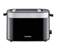 Grille-pain XXL SEVERIN - 2 fentes - 800W - noir/inox brossé