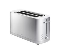 ZWILLING ENFINIGY Grille-pain, 3 Programmes, 7 Degrés Brunissement, Fonction Arrêt, 4 Toasts/2 Tranches Longues, Argent