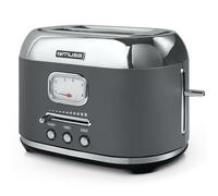 Grille-pains 2 Fentes 1000w Noir/inox - MS-120DG