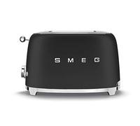 Grille-pain Smeg TSF01 2 fentes Toaster Noir mat Noir mat H
