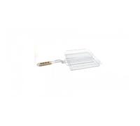 AC-Déco Grille Panier pour Barbecue - 34 x 31 cm - Métal chromé
