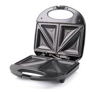 Grille-Panini Professionnel à Cuisson Profonde, Presse à Panini Antiadhésive avec Verrouillage et Témoins Lumineux - Gril 2 Tranches pour Panini Croquants(Sandwiches)