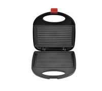 Grille-Panini Professionnel à Cuisson Profonde, Presse à Panini Antiadhésive avec Verrouillage et Témoins Lumineux - Gril 2 Tranches pour Panini Croquants(Steak)