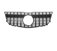 Grille Pare-choc Avant Centrale Calandre Course Avant Chromée Noire Pour Benz Pour GLK X204 Pour GLK250 Pour GLK300 Pour GLK350 Style Grille Avec Les Pare-chocs Arrière Pour GTR(GT-Black WNet)