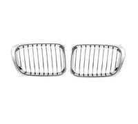 Grille Pare-Choc Avant Centrale Grille D'admission Pare-chocs Avant Pour BMW Série 3 E46 Berline Quatre Portes 320i 323i 325i 328i 330i 51138208489 51138208490 1998-2001(Plating)